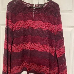 Banana Republic Lace Ombré Blouse